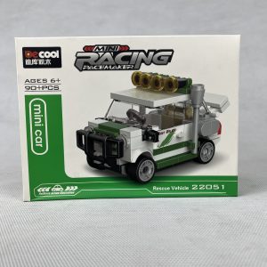 ست لگو خودروی امداد آفرود مینی (Mini Racing Off-Road Rescue) با مکانیزم عقب‌کِش