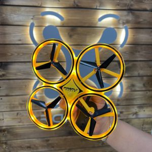 اسباب بازی پروازی اورجینال Firefly Drone | کوادکوپتر با کنترل مچی حرکتی و سنسور هوشمند اجتناب از مانع